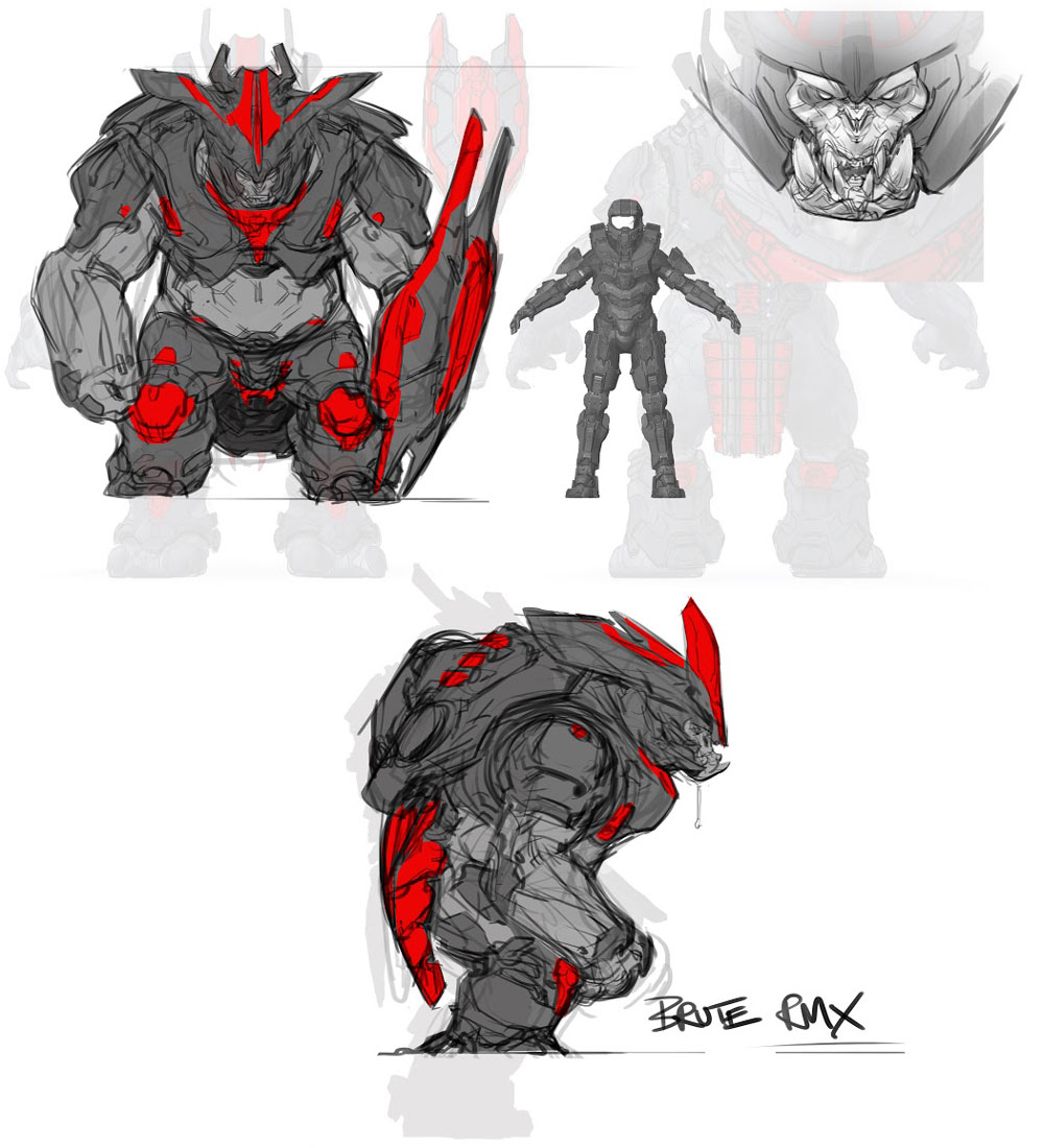 Brute Art from Halo 4