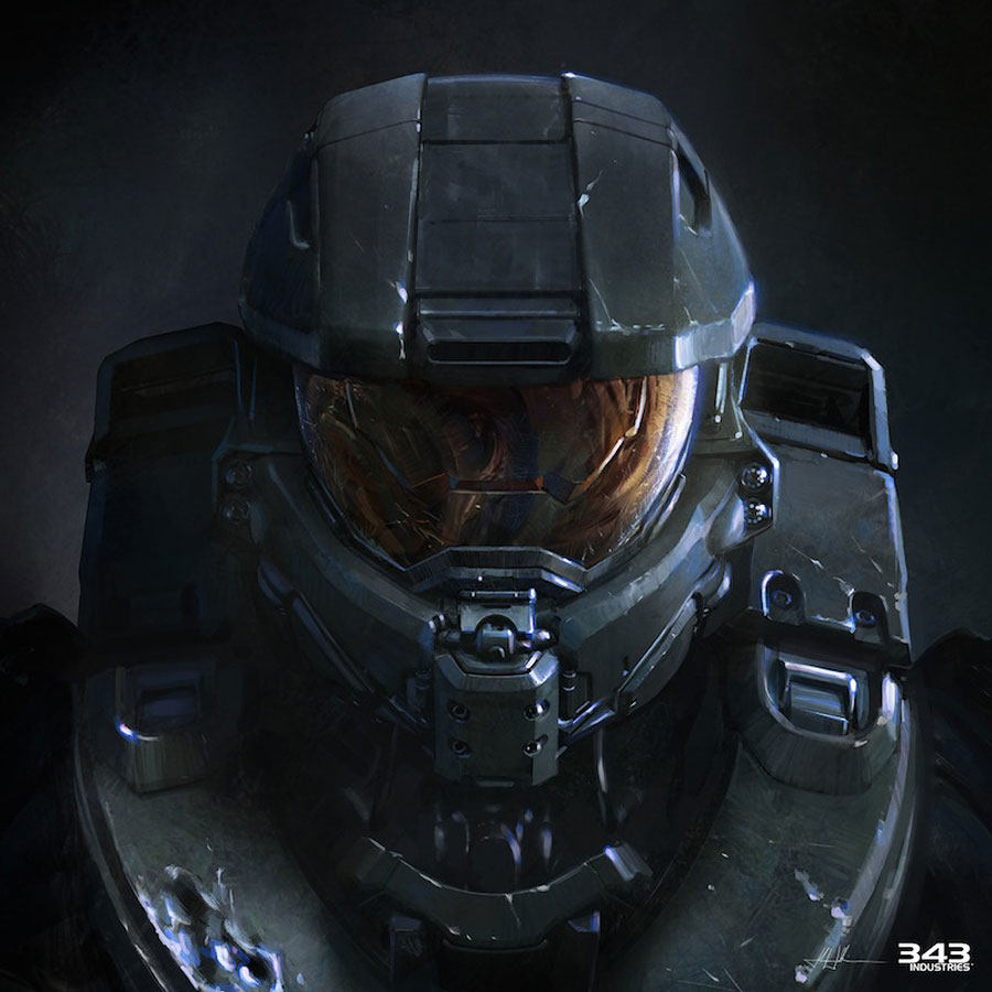 Master Chief Vinyl Cover Art from Halo 4