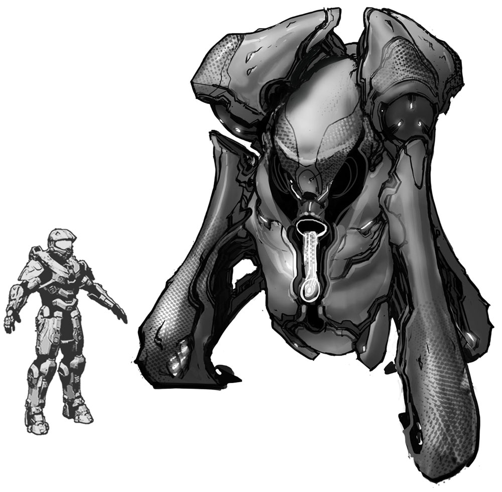 Covenant Power Core Art from Halo 4
