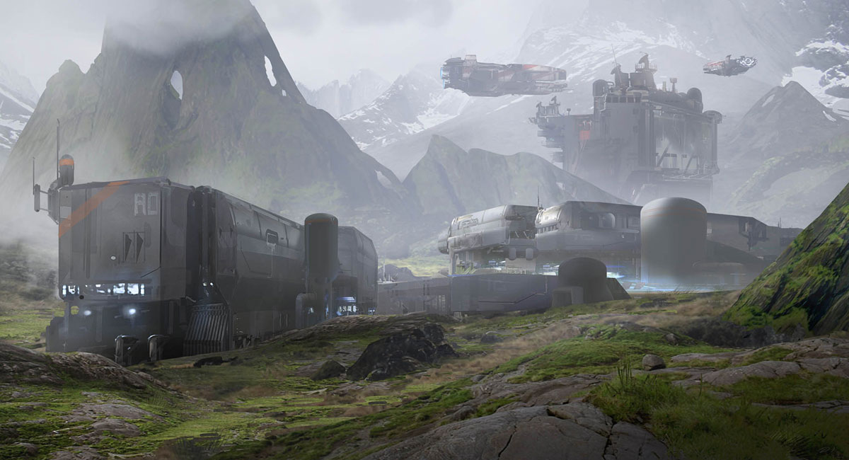 Daybreak Art from Halo 4