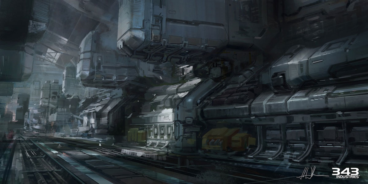 Infinity Interior Art from Halo 4