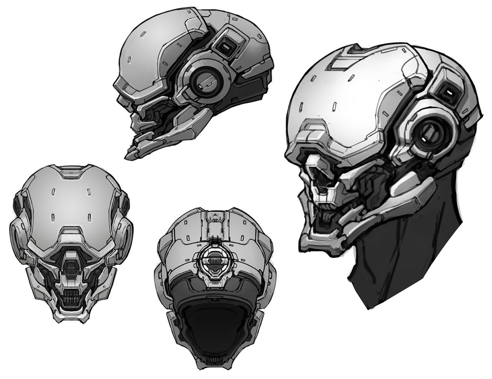 Locus Helmet Art from Halo 4