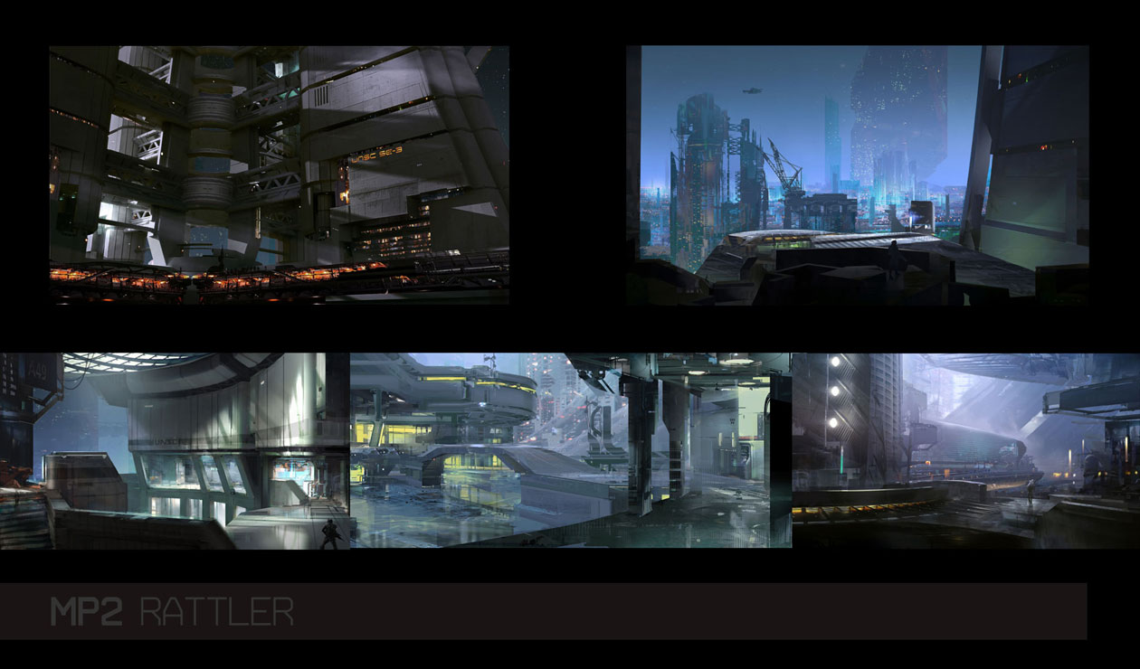 Skyline Art from Halo 4