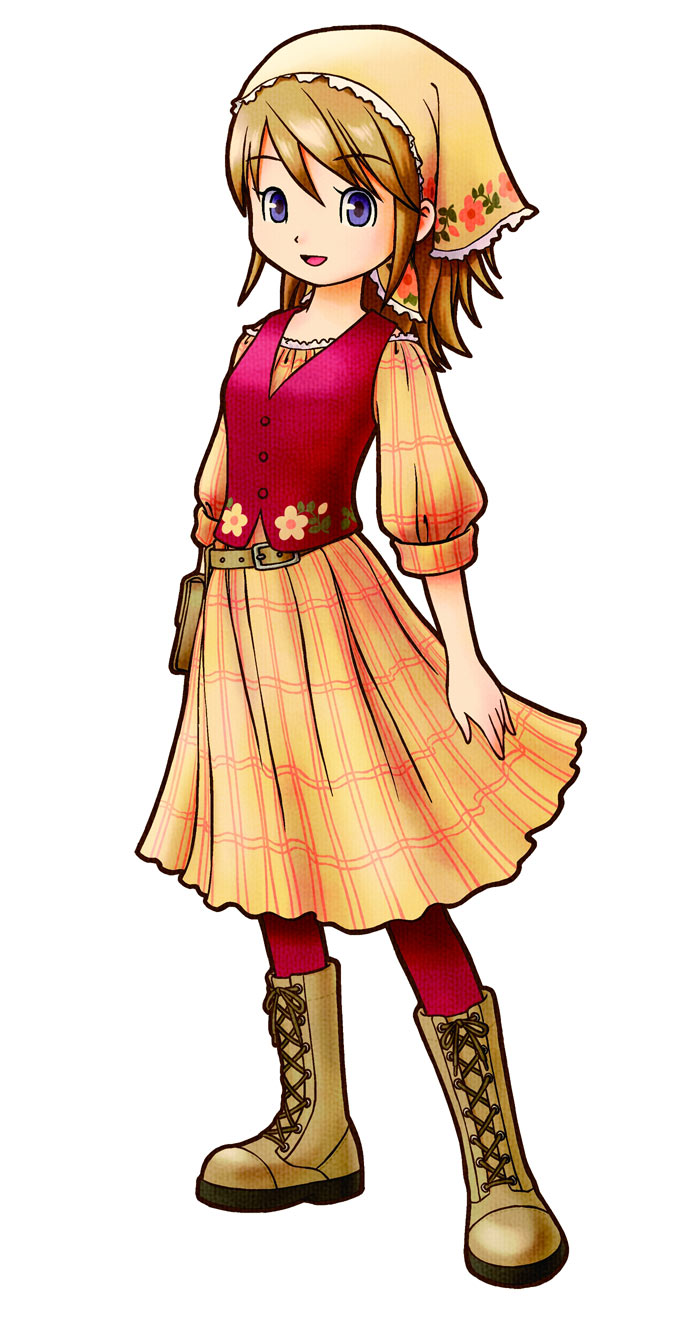 Bluebell Female Art from Harvest Moon: The Tale of Two Towns
