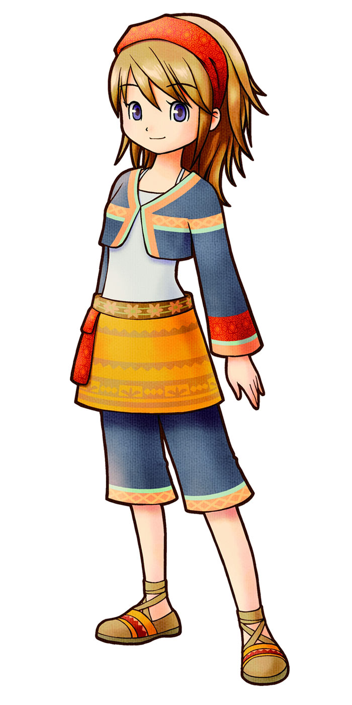 Konohana Female Art from Harvest Moon: The Tale of Two Towns