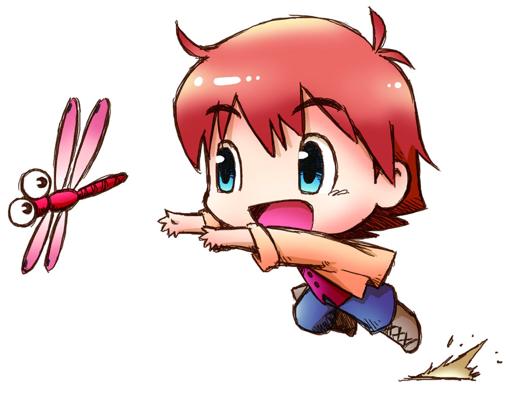SD Bluebell Boy Art from Harvest Moon: The Tale of Two Towns