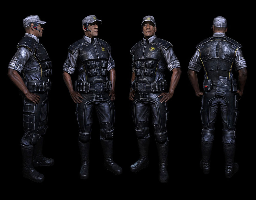 Anderson Armor Art from Mass Effect 3