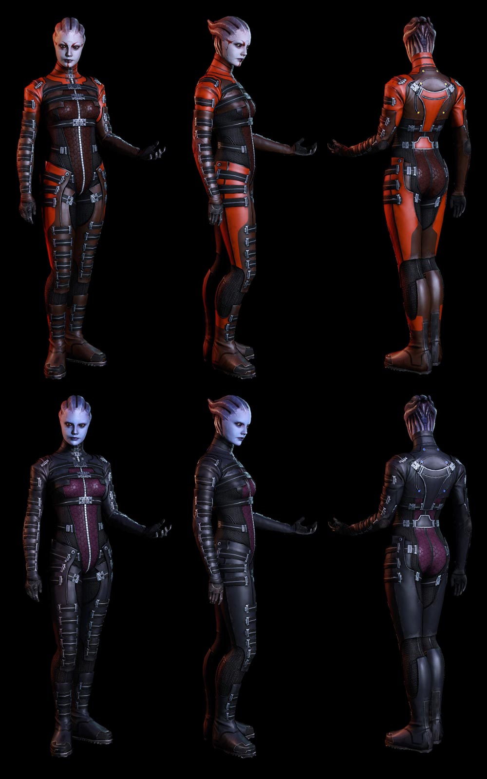 Asari Armor Art from Mass Effect 3