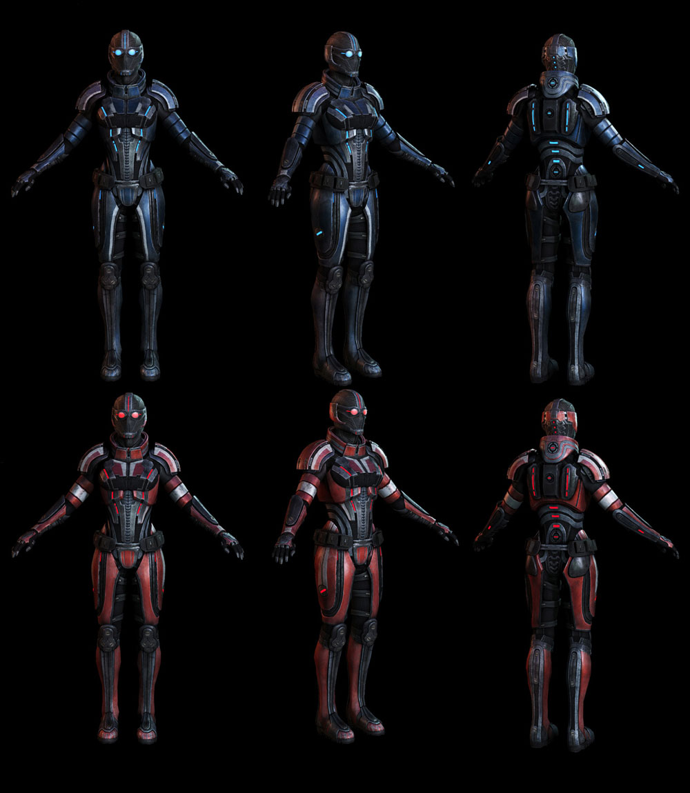 Biotic Female Art from Mass Effect 3