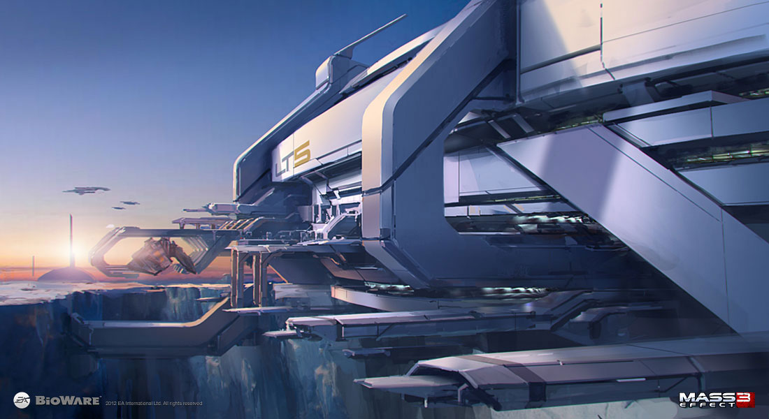 Cerberus Base Noveria Art from Mass Effect 3