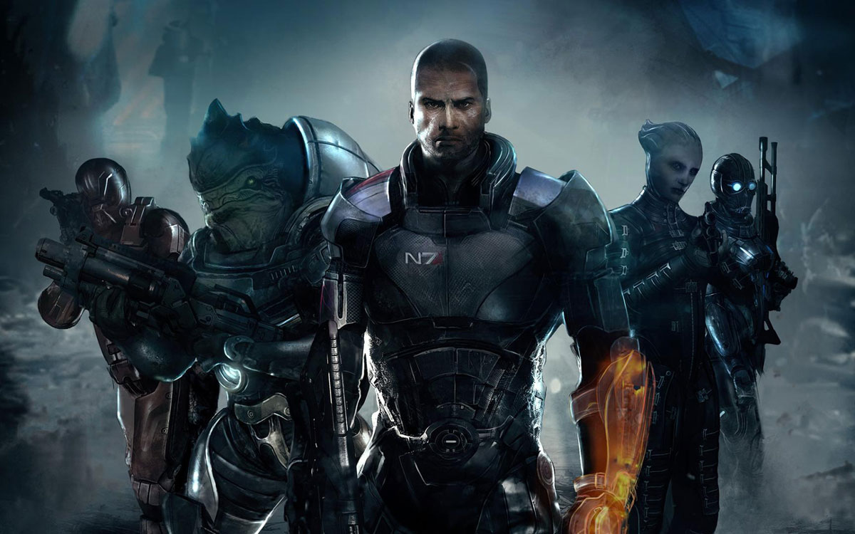 Characters Art from Mass Effect 3