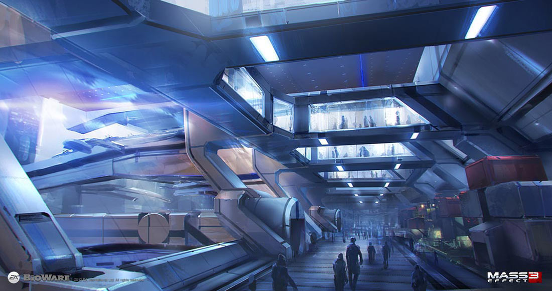 Citadel Interior Art from Mass Effect 3