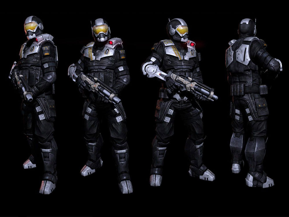 Combat Engineer Art from Mass Effect 3
