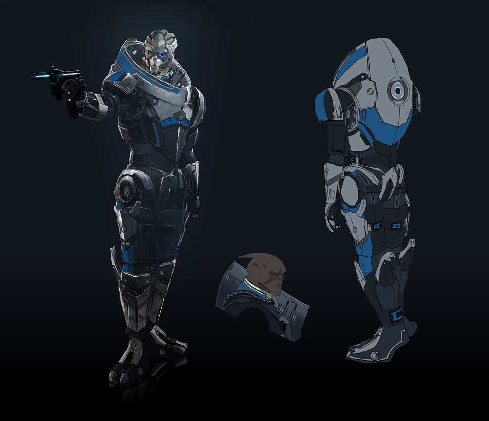 Garrus Vakarian Art from Mass Effect 3