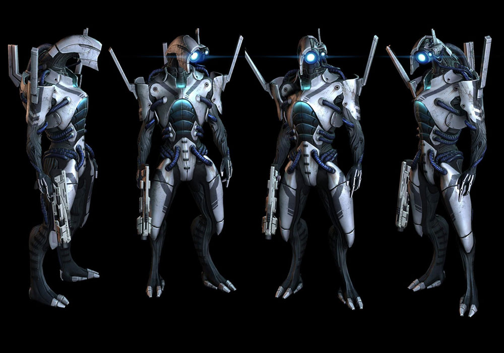 Geth Art from Mass Effect 3