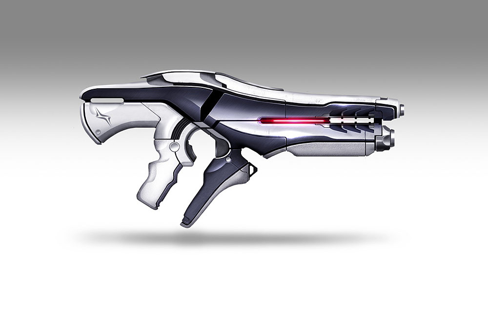 Asari Disciple Shotgun Art from Mass Effect 3