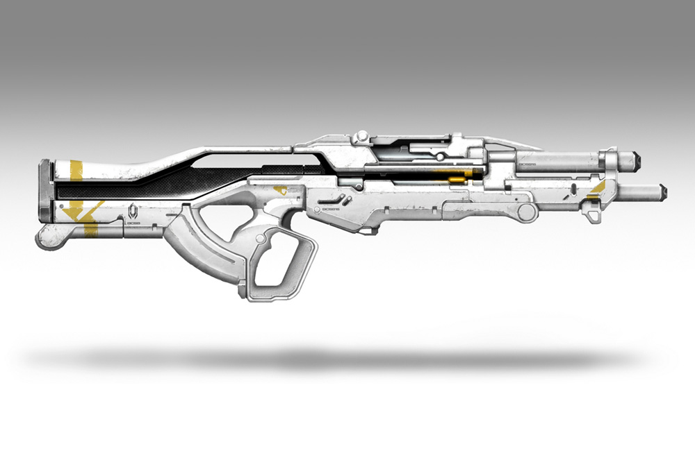 Cerberus M-13 Raptor Sniper Rifle Art from Mass Effect 3