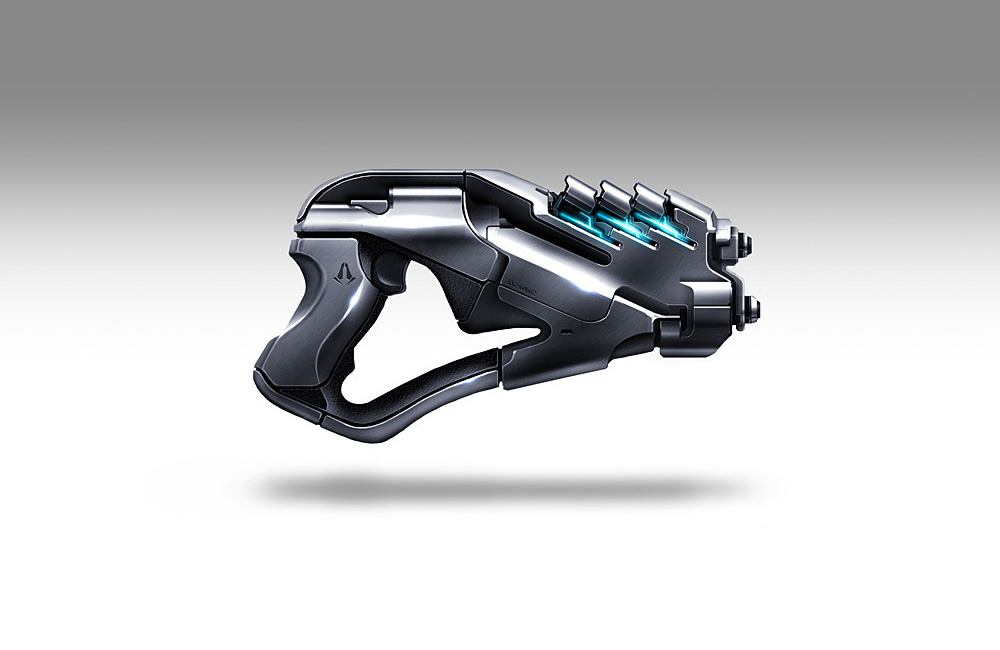 Quarian Arc Pistol Art from Mass Effect 3