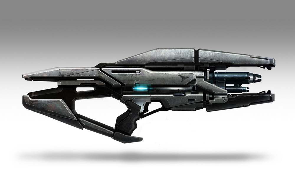 Turian Phaeston Assault Rifle Art from Mass Effect 3