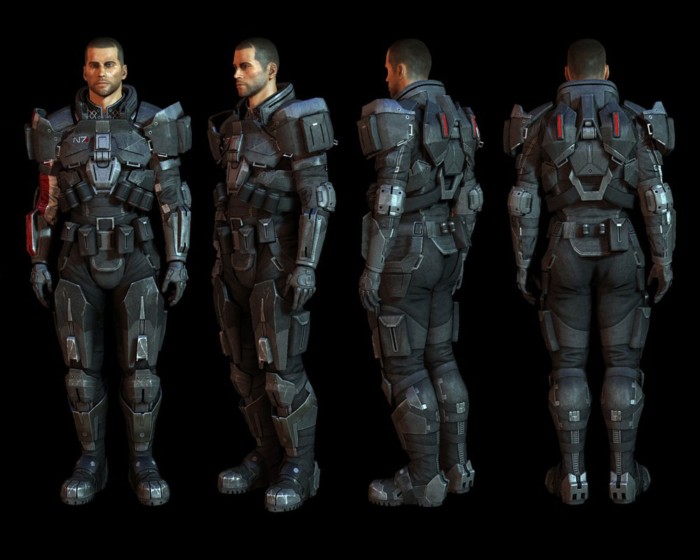 Hahne Kedar Armor Art from Mass Effect 3