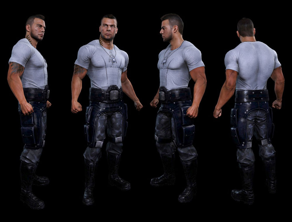 James T-Shirt Art from Mass Effect 3