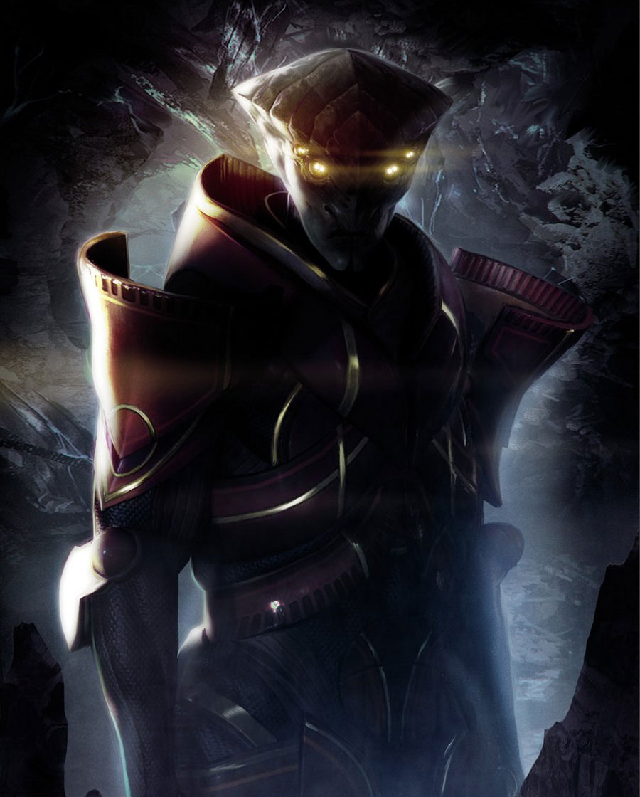 Javik Art from Mass Effect 3