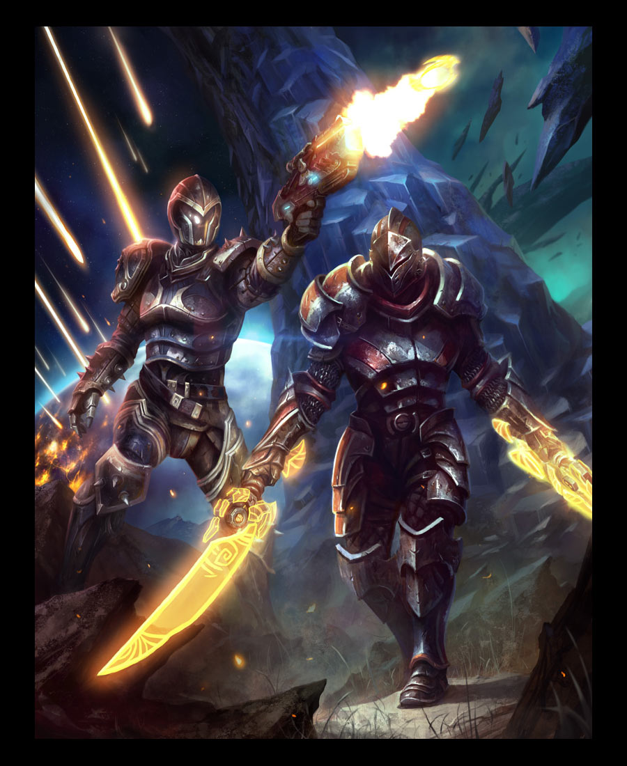 Kingdoms of Amalur Crossover Art from Mass Effect 3