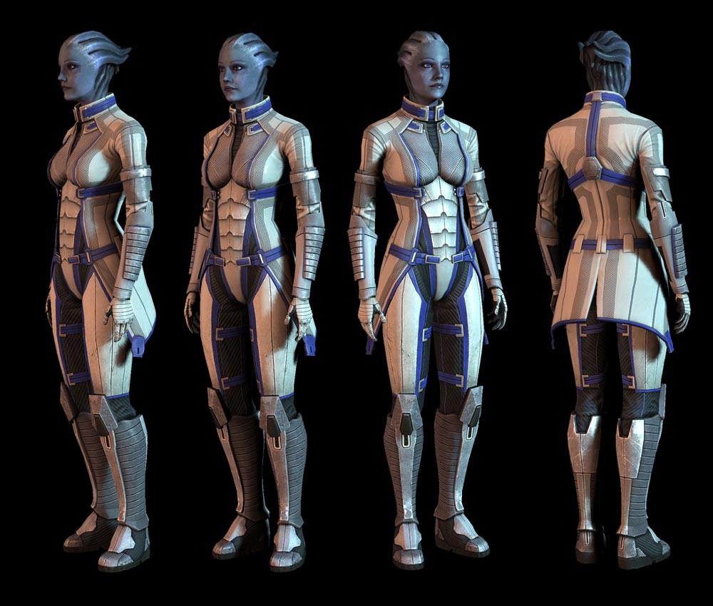 Liara Armor Art from Mass Effect 3