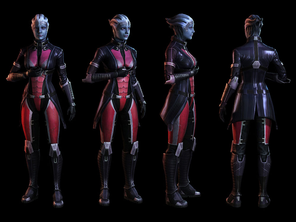 Liara Armor Art from Mass Effect 3