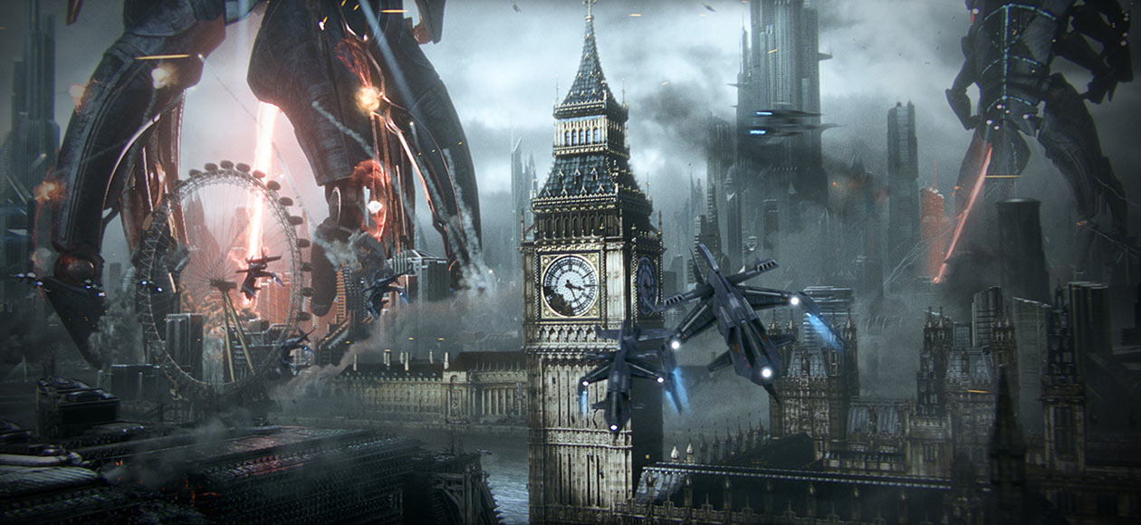 London Reaper Attack Art from Mass Effect 3