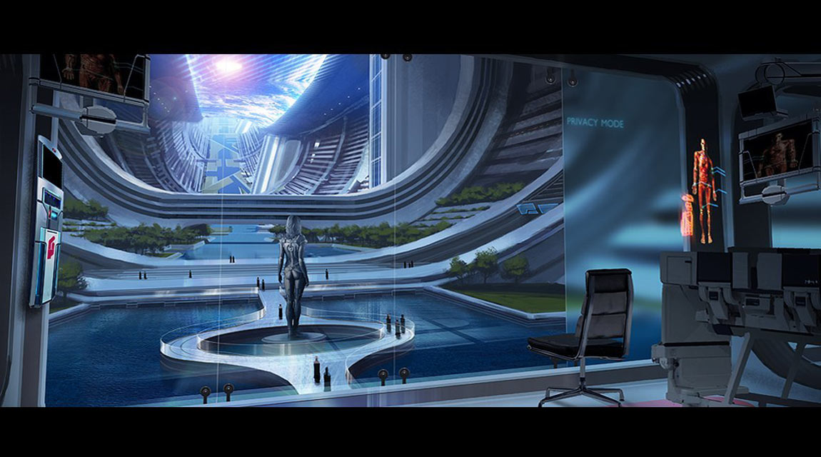 Presidium Hospital Art from Mass Effect 3