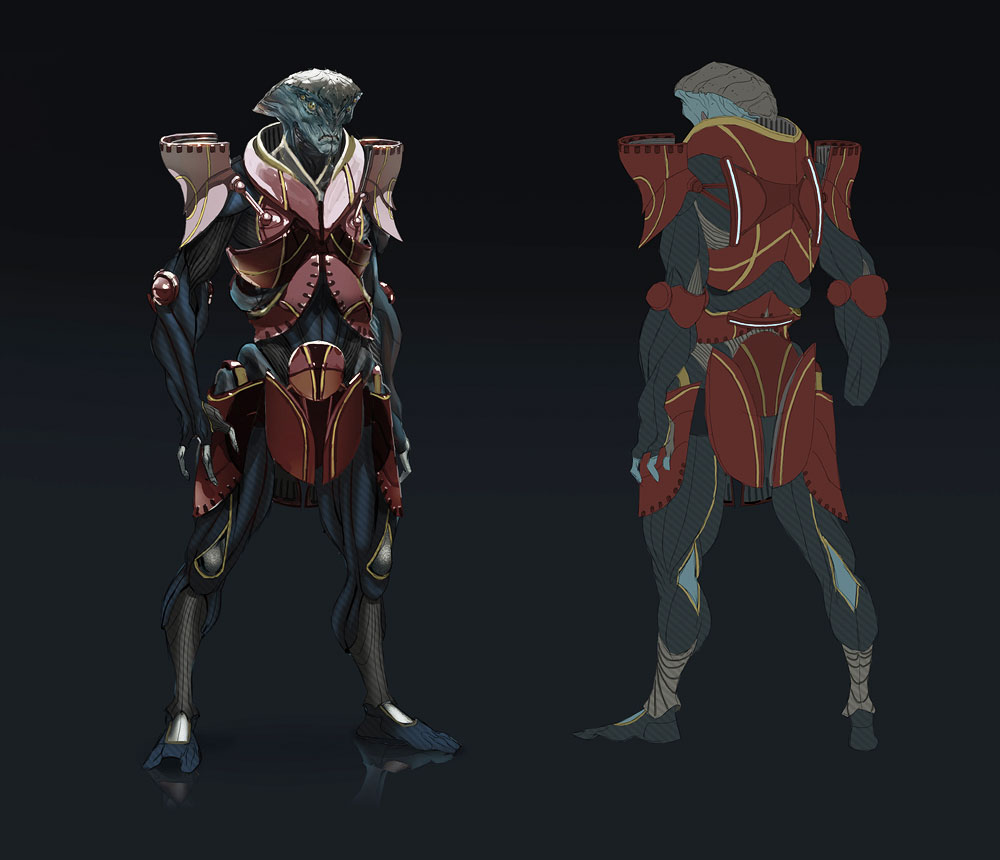 Prothean Art from Mass Effect 3