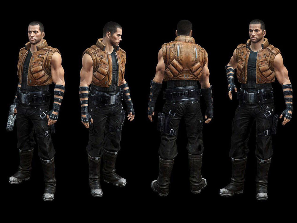 Shepard Armor Art from Mass Effect 3
