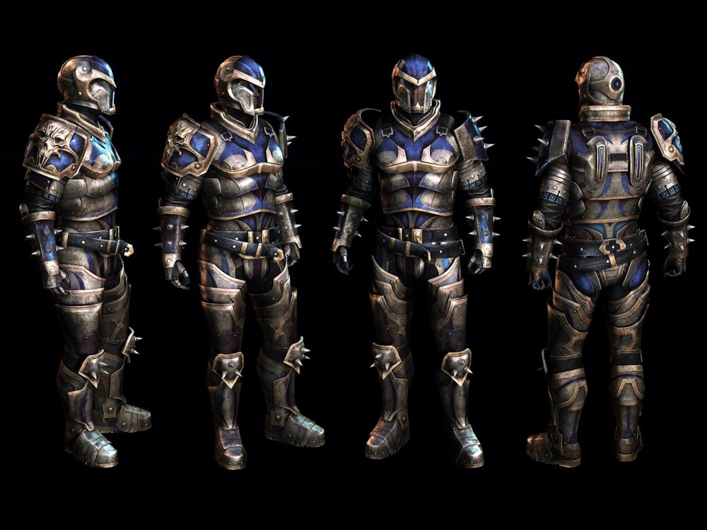 Shepard Reckoning Armor Art from Mass Effect 3