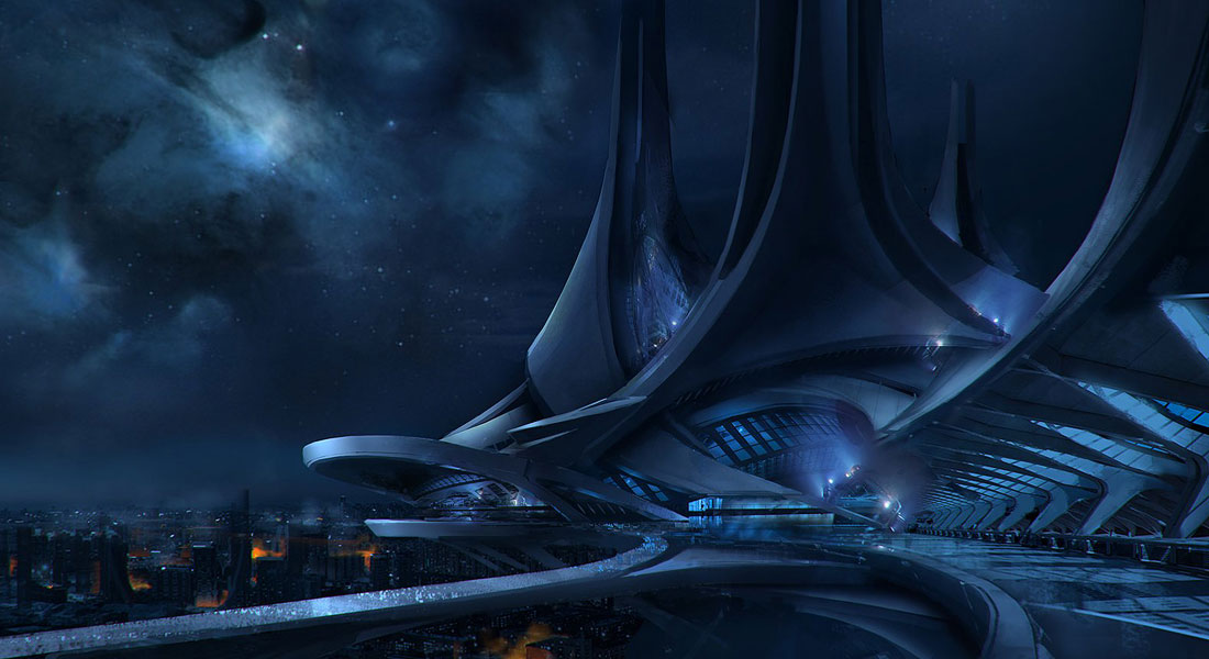 Thessia Art from Mass Effect 3