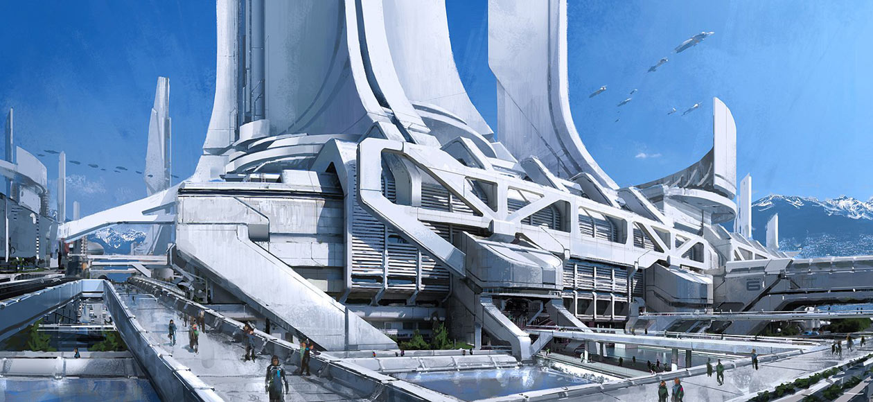 Thessia Art from Mass Effect 3