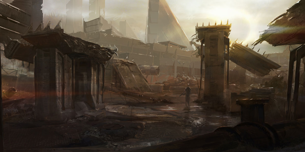 Tuchanka Art from Mass Effect 3