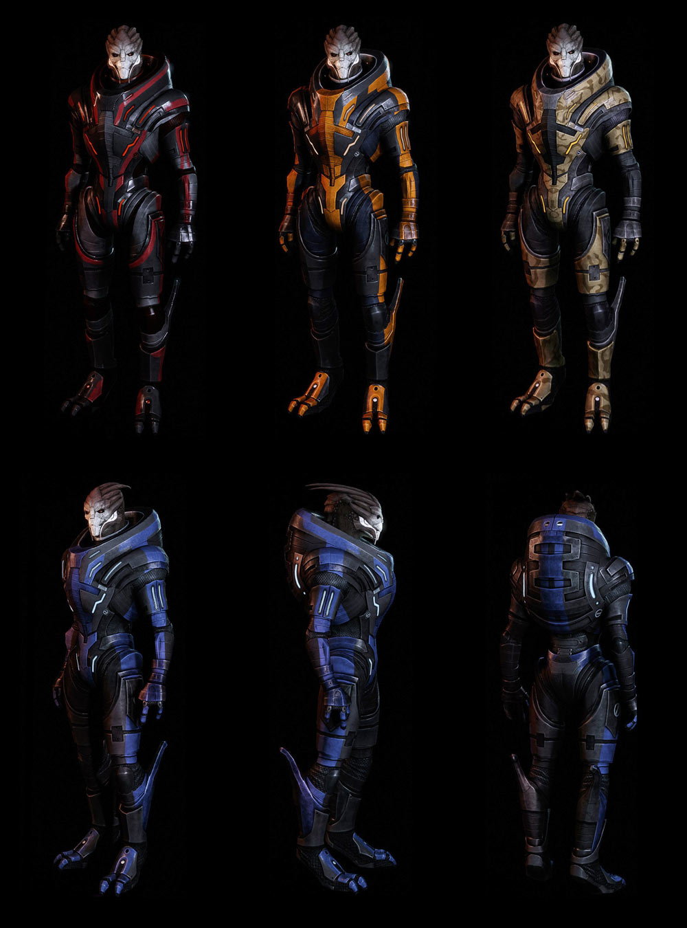 Turian Armor Art from Mass Effect 3