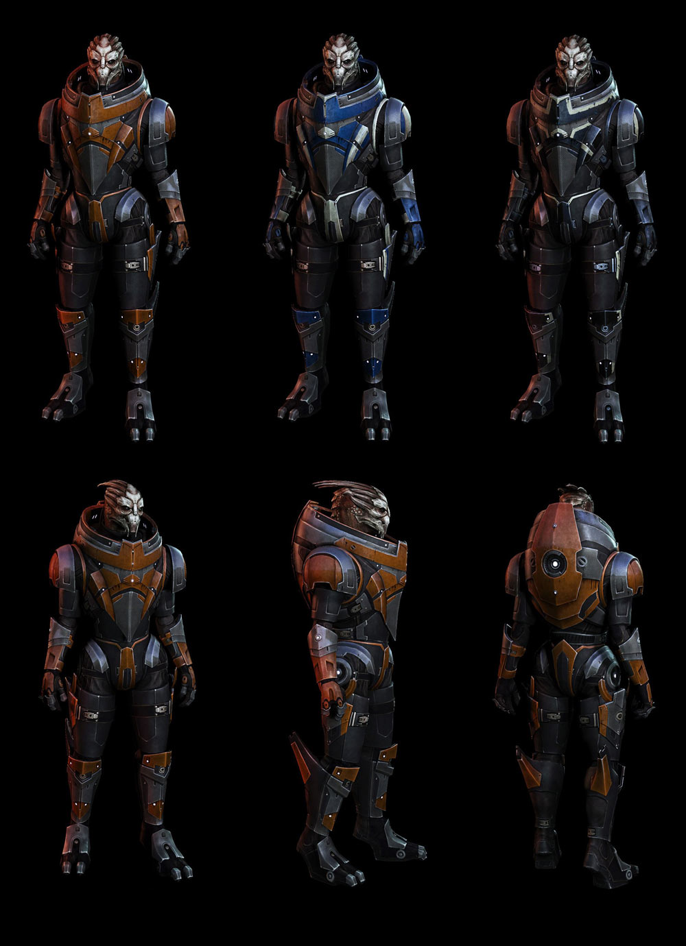 Turian Armor Art from Mass Effect 3