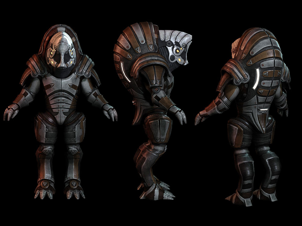 Urdnot Wreav Armor Art from Mass Effect 3