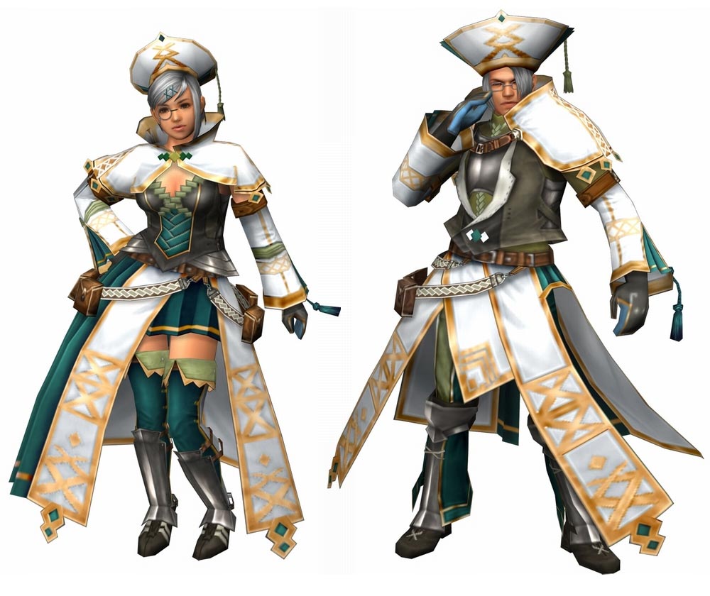 Quested Armor Art from Monster Hunter Frontier