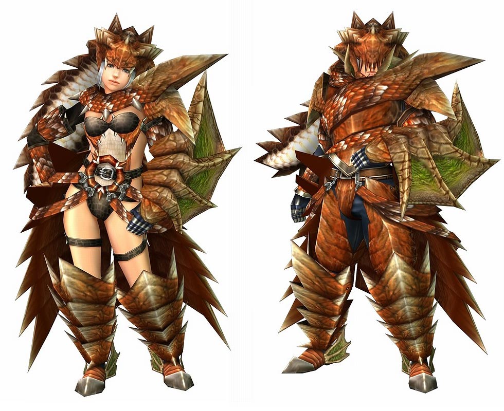 Raviente Armor - Gunner Art from Monster Hunter Frontier