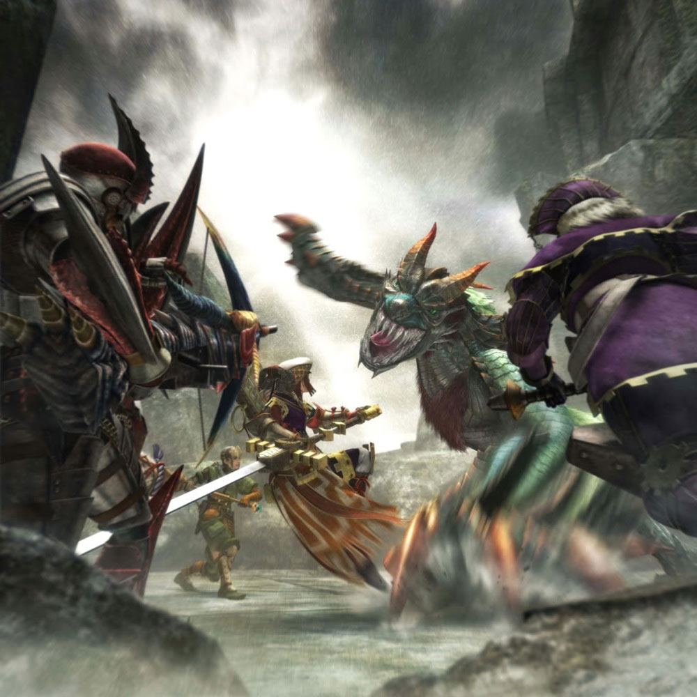 Dyuragaua Battle Art from Monster Hunter Frontier