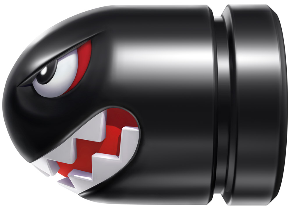 Banzai Bill Art from New Super Mario Bros. U