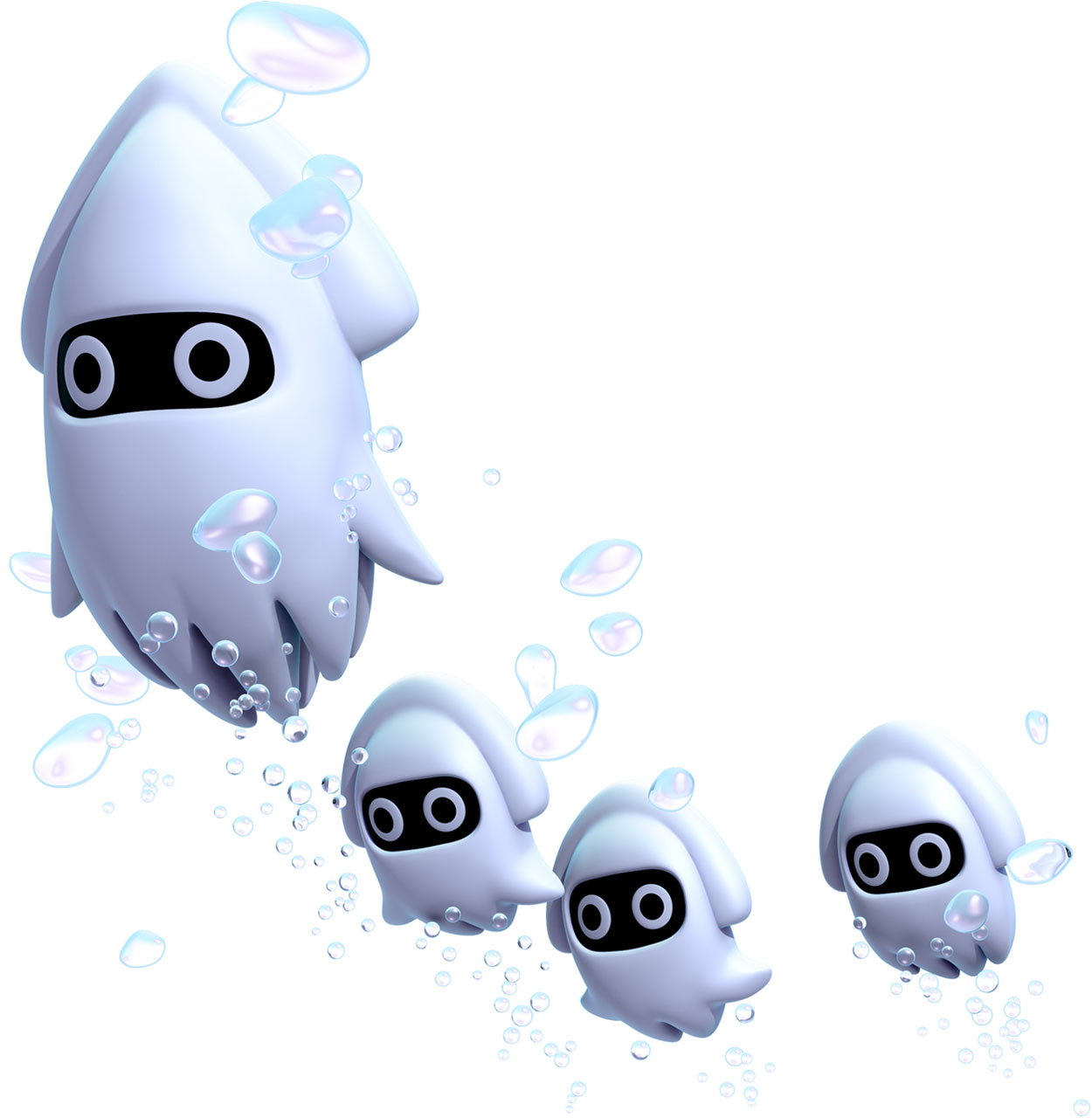 Blooper Nanny Art from New Super Mario Bros. U