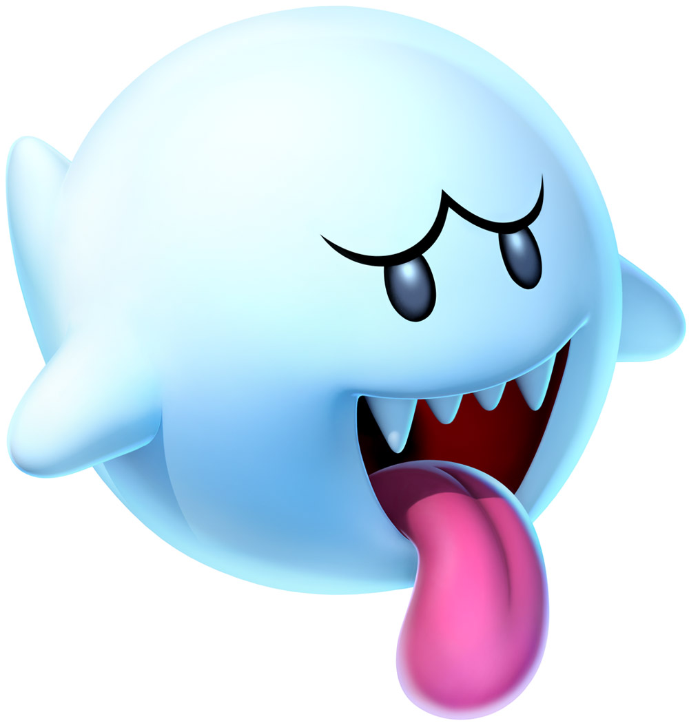 Boo Art from New Super Mario Bros. U