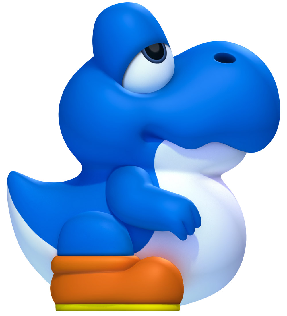 Bubble Baby Yoshi Art from New Super Mario Bros. U
