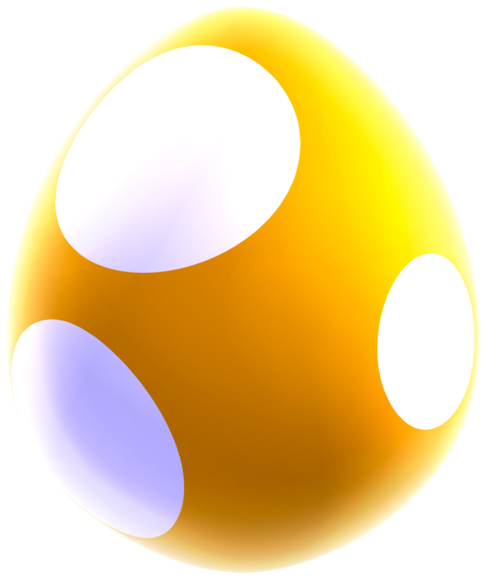 Bulb Yoshi Egg Art from New Super Mario Bros. U