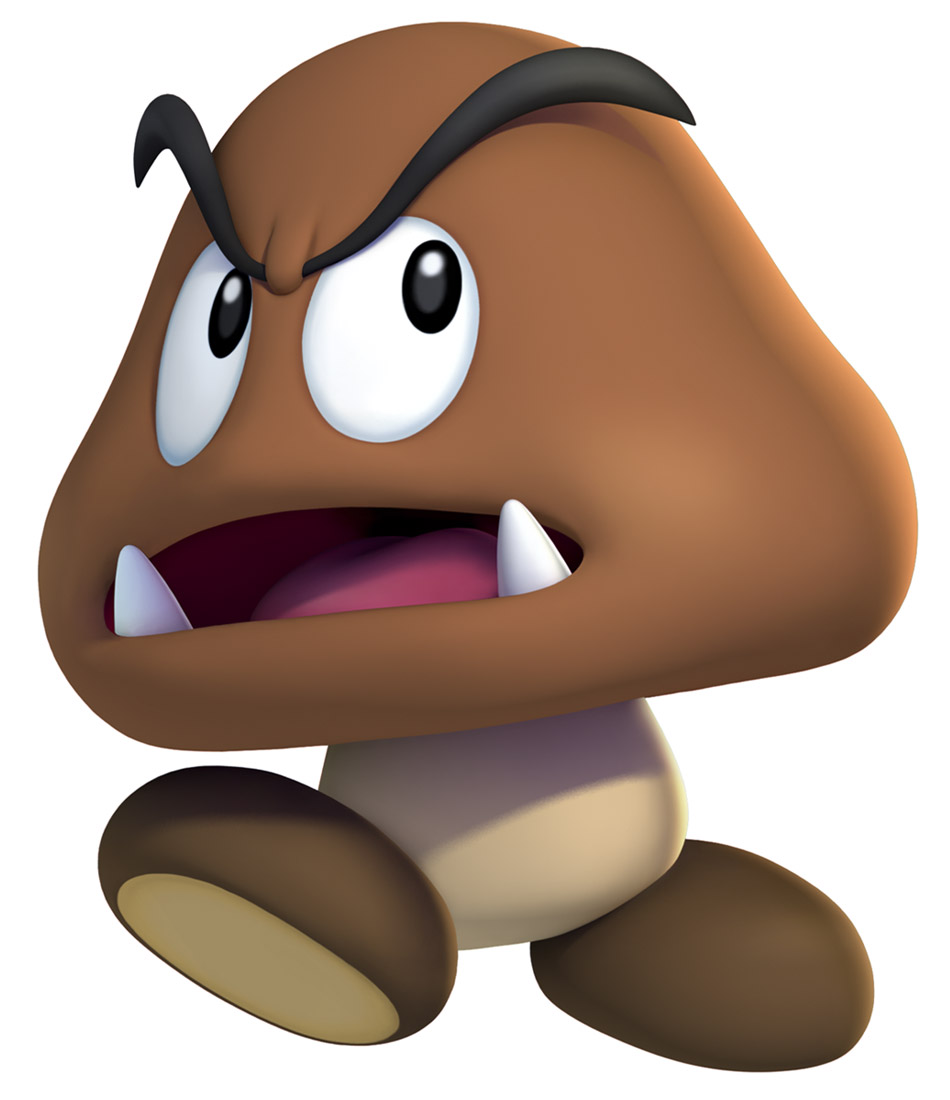 Goomba Art from New Super Mario Bros. U