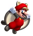 Mario in Flying Squirrel Suit